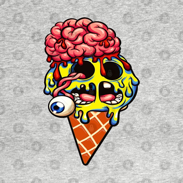 Brain Ice Cream by ctrlzie